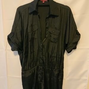 Satin Cargo play suit